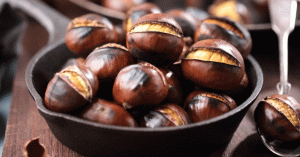 Friteerattua kastanjaa: yhtä herkullista kuin joulumarkkinoilla