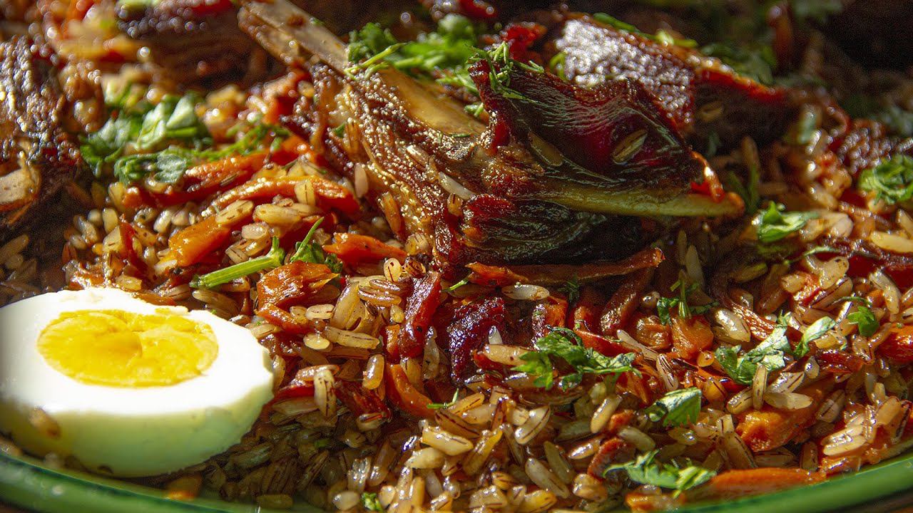 Perun arabialainen riisi. Perinteinen jouluruoka.