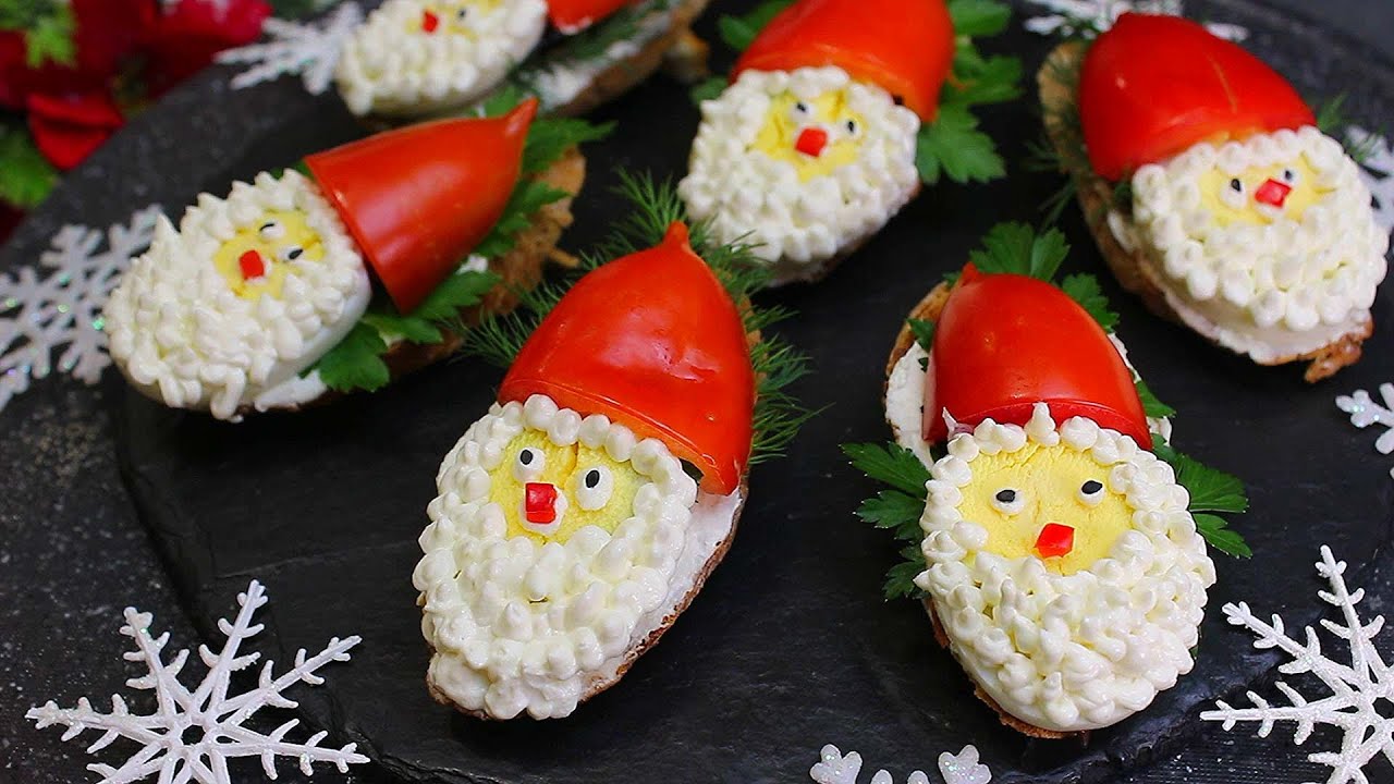 Joulupukki-kanapee: ainutlaatuinen alkupala, joka tulee olemaan tämän joulun hitti.