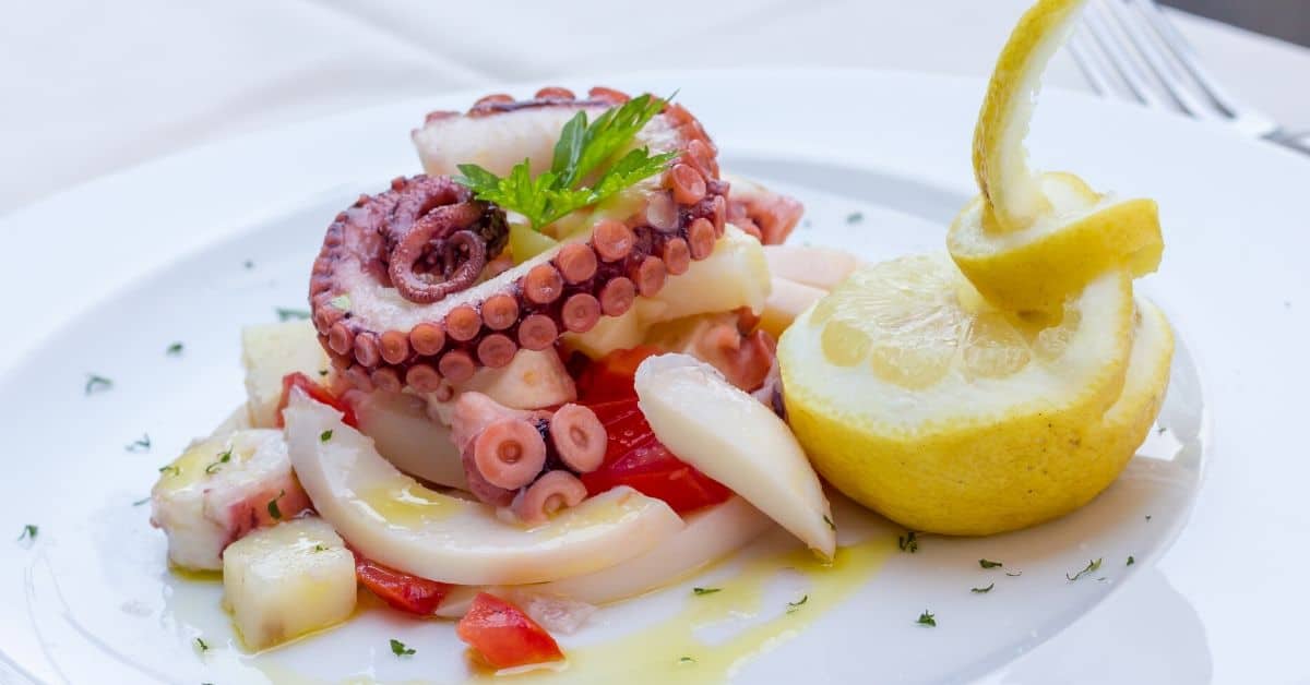 Mustekalan carpaccio. Terveellinen ja helppo resepti.