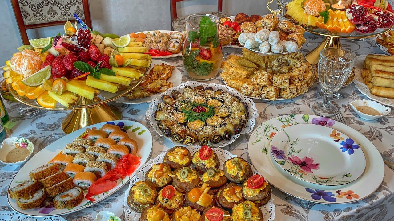 Jouluillallinen, kuten tässä maassa.