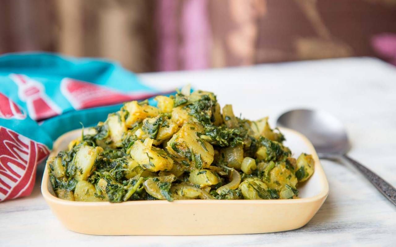 Perunagulassi spinatilla ja vielä yksi helppo temppu