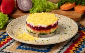 Silli-punajuurisalaatti – helppo resepti juhliin ja bileisiin.