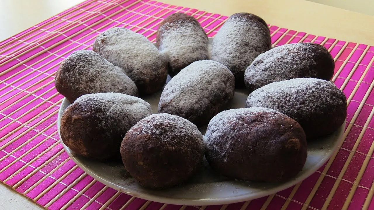 Makeat suklaanananaksia, gluteenittomia ja ilman leivontaa.