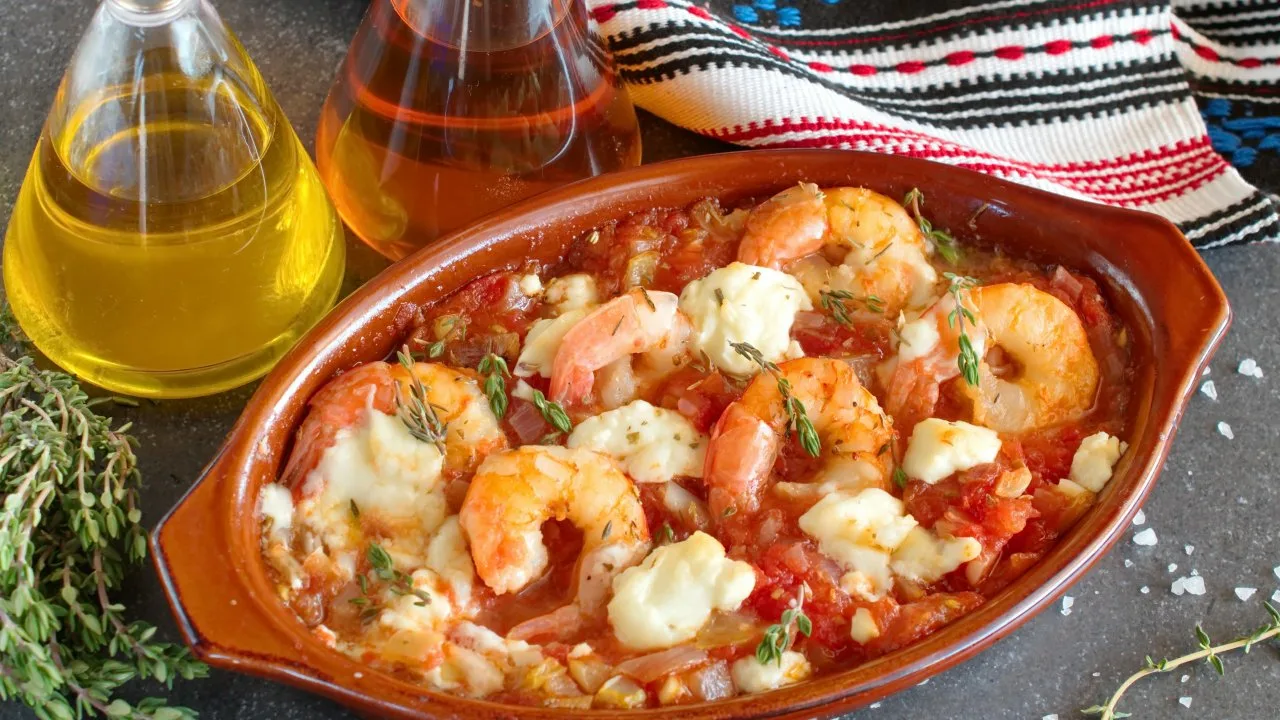 Katkarapukastike kreikkalaisella jogurttikastikkeella – Josefan täydellinen joulukebab