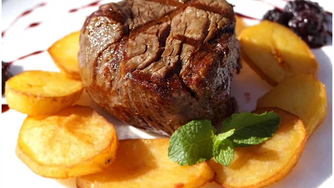 Naudanfilee ja uuniperunat – menestysresepti