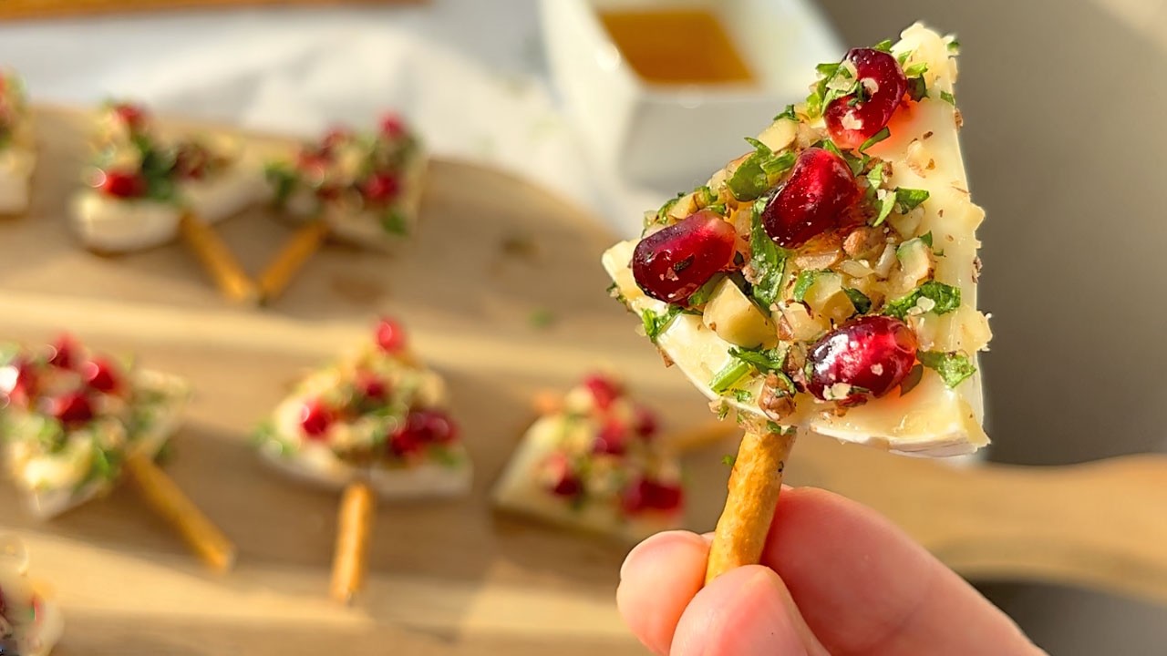 Neljä helppoa jouluista kanapeeta