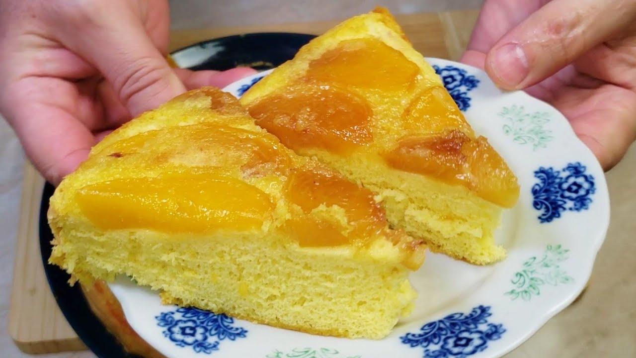 Nopea ja helppo resepti persikkakakulle.