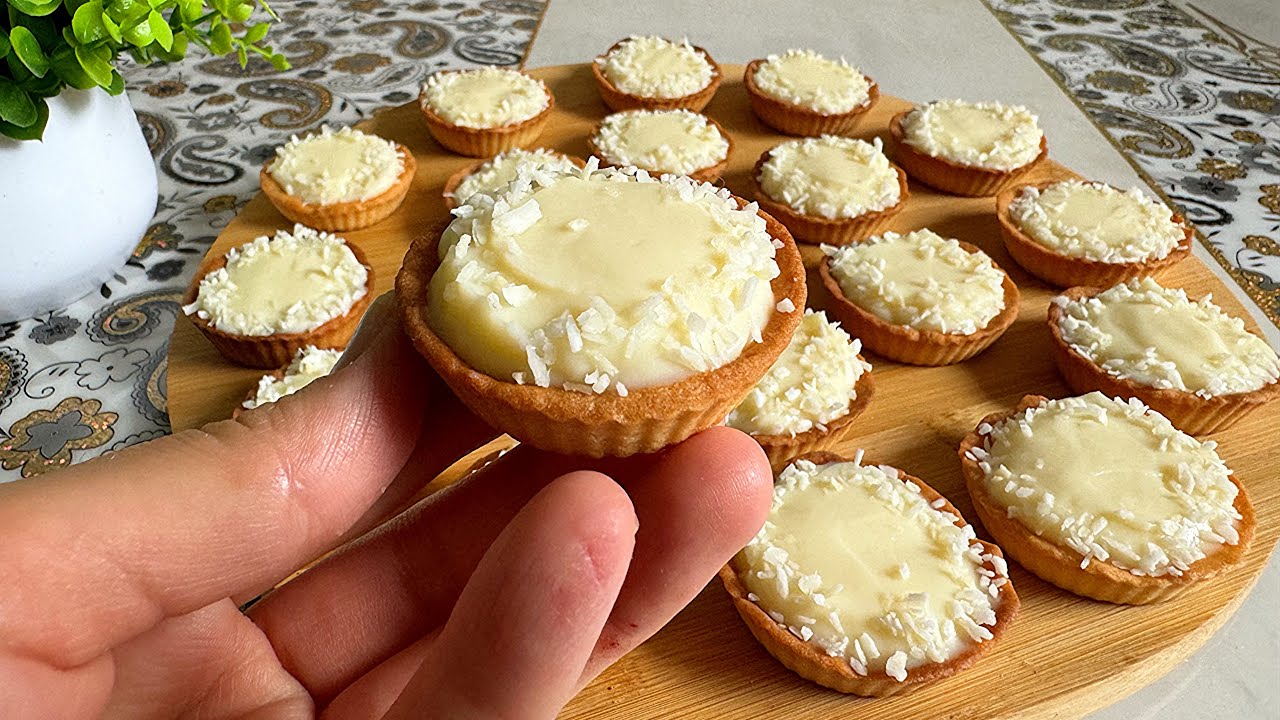 Rafaello-tyyliset tartaletit – ihana uudenvuoden alkupala!