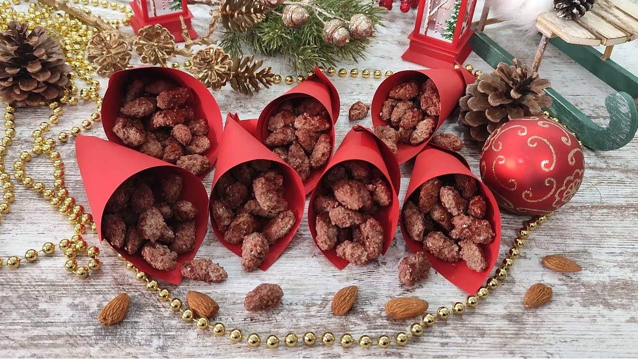 Joulun sokeroidut mantelikarkit: vaiheittaiset ohjeet helppoon reseptiin, joka sopii täydellisesti jouluaaton herkkuksi.