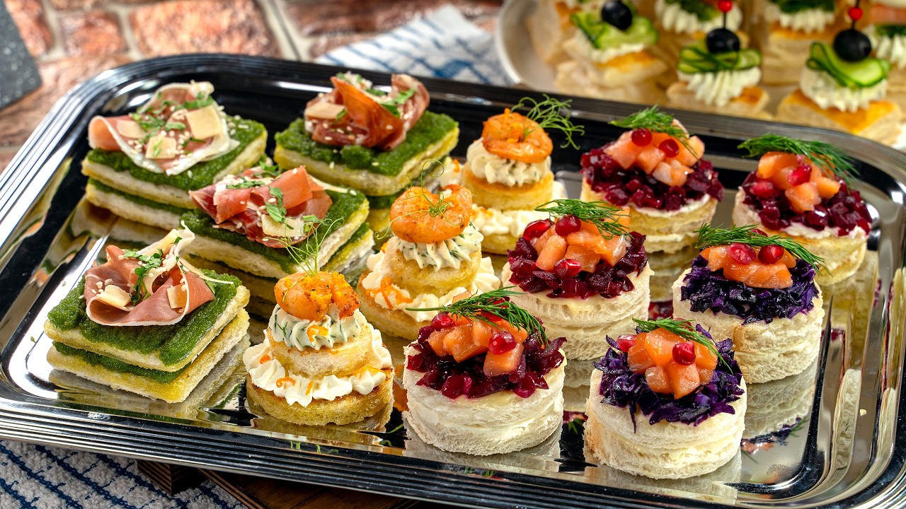 5 vegaanista kanapeeta, joita voi tarjoilla uudenvuoden aattona.