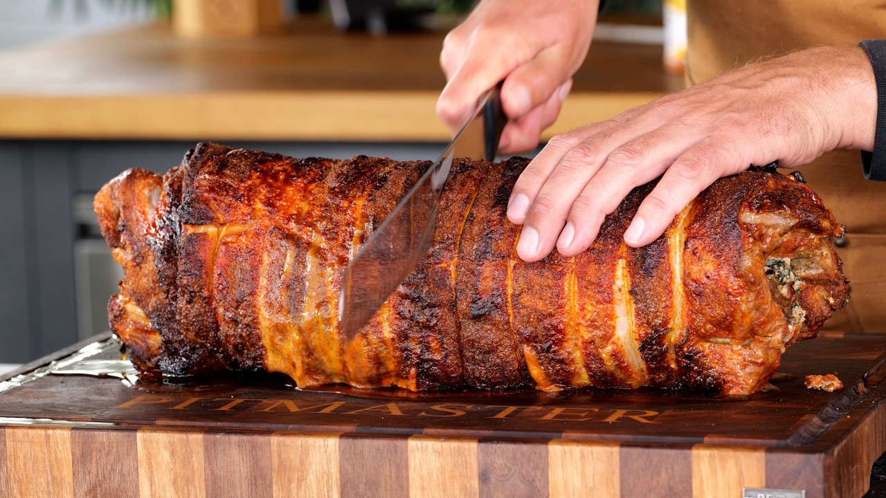 Pedro Lamberininiin porchetta-resepti.