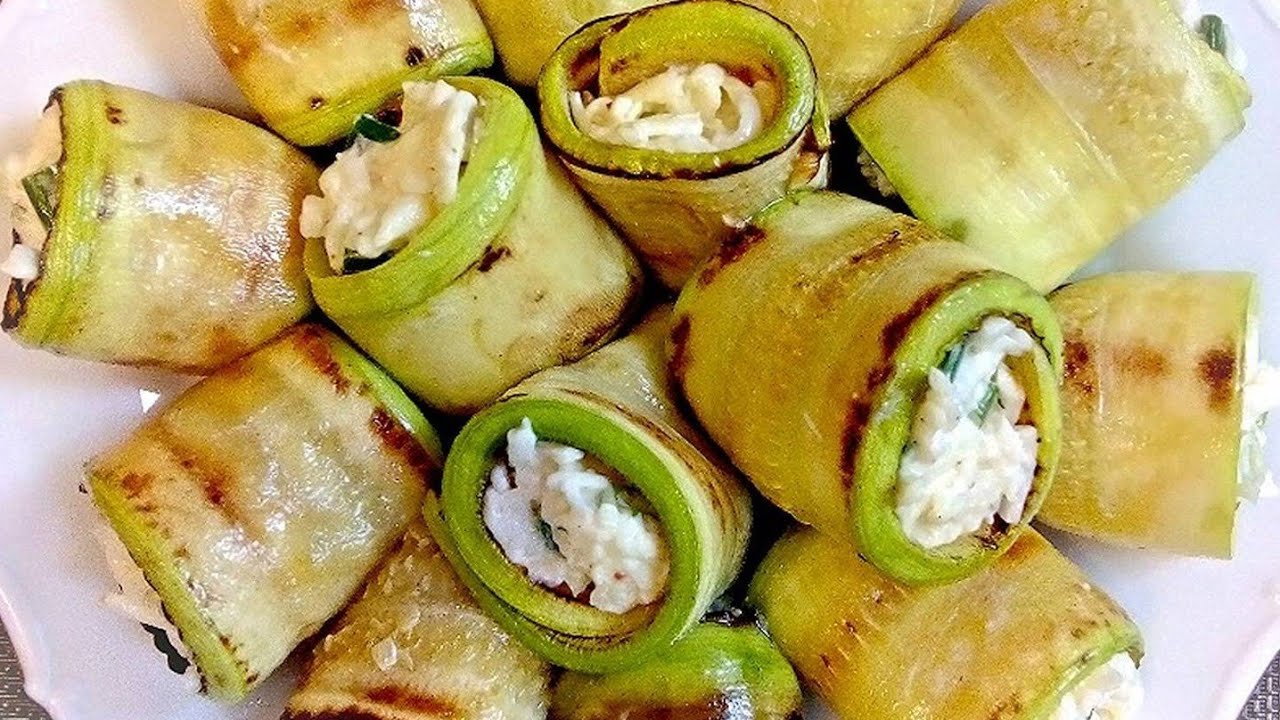 Zucchini-rullat, joissa on katkaraputäyte – kevyt ja erittäin tyylikäs illallinen mihin tahansa päivään.