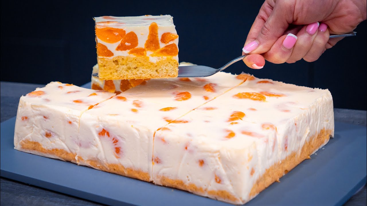 Kaadan mandariinit jogurttiin ja laitan jääkaappiin: jopa kondiittorit pyytävät tämän kakun reseptiä