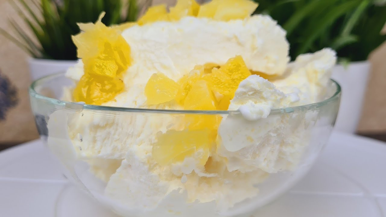 Touro ja ananaspurkki: uskomattoman herkullinen uudenvuoden jälkiruoka, joka valmistuu kolmesta ainesosasta ja maistuu paremmalta kuin jäätelö