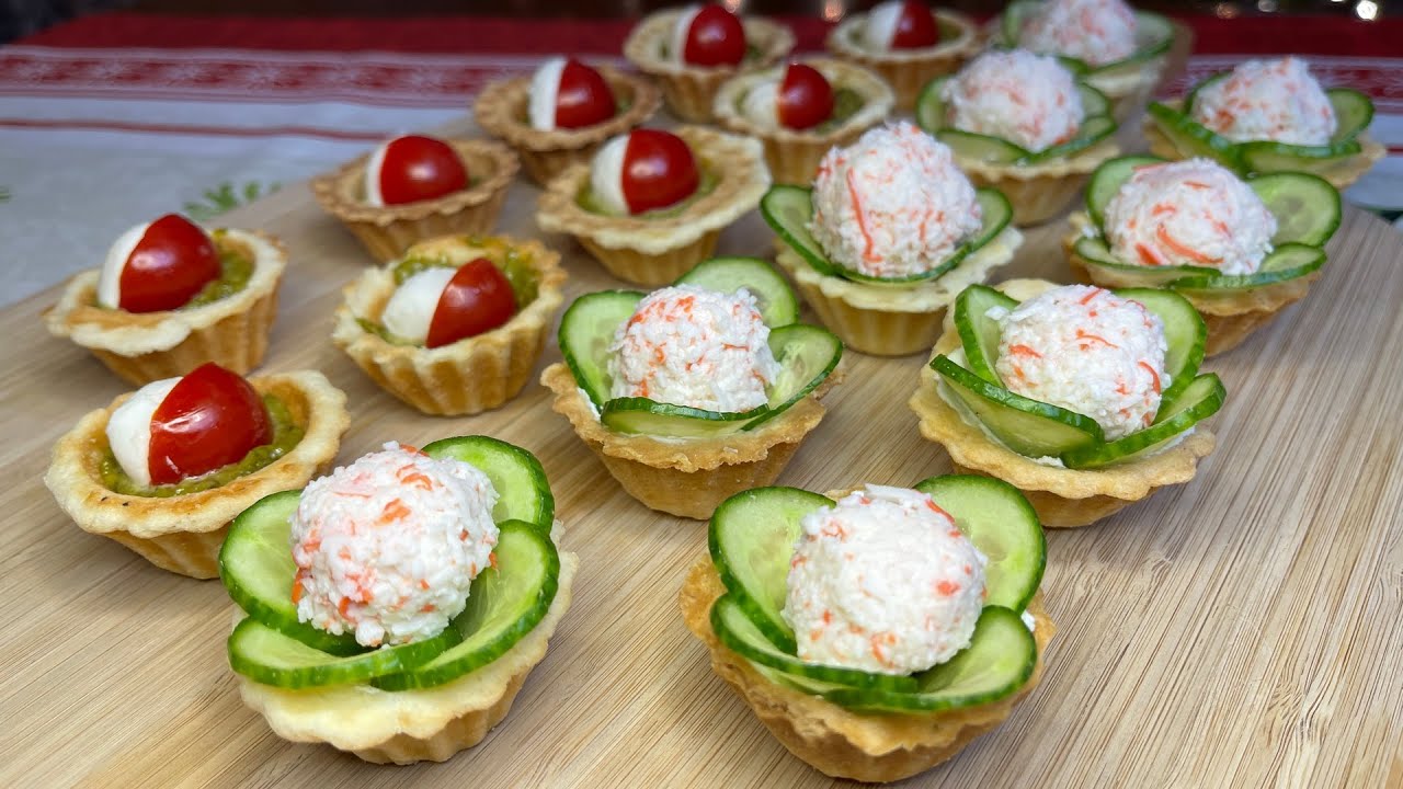 Rafaello-tyyliset tartaletit – ihana uudenvuoden alkupala!