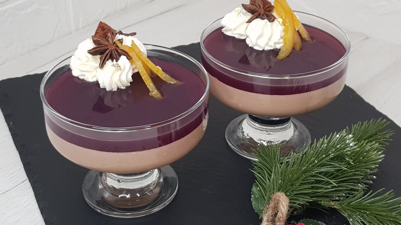 Nougat ja suklaakuppit ovat täydellinen jälkiruoka joulupöytään.