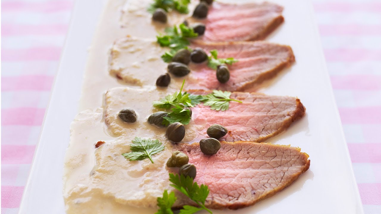 Sofia Lorenin vitello tonnato -resepti ilman majoneesia