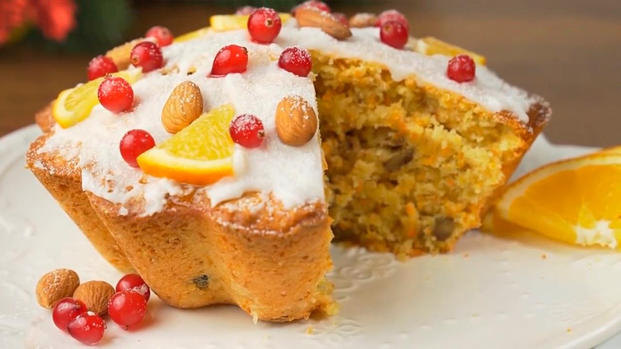 Porkkanakakku pähkinöillä ja appelsiinilla: syödään heti – ja koko keittiö tuoksuu juhlavasti