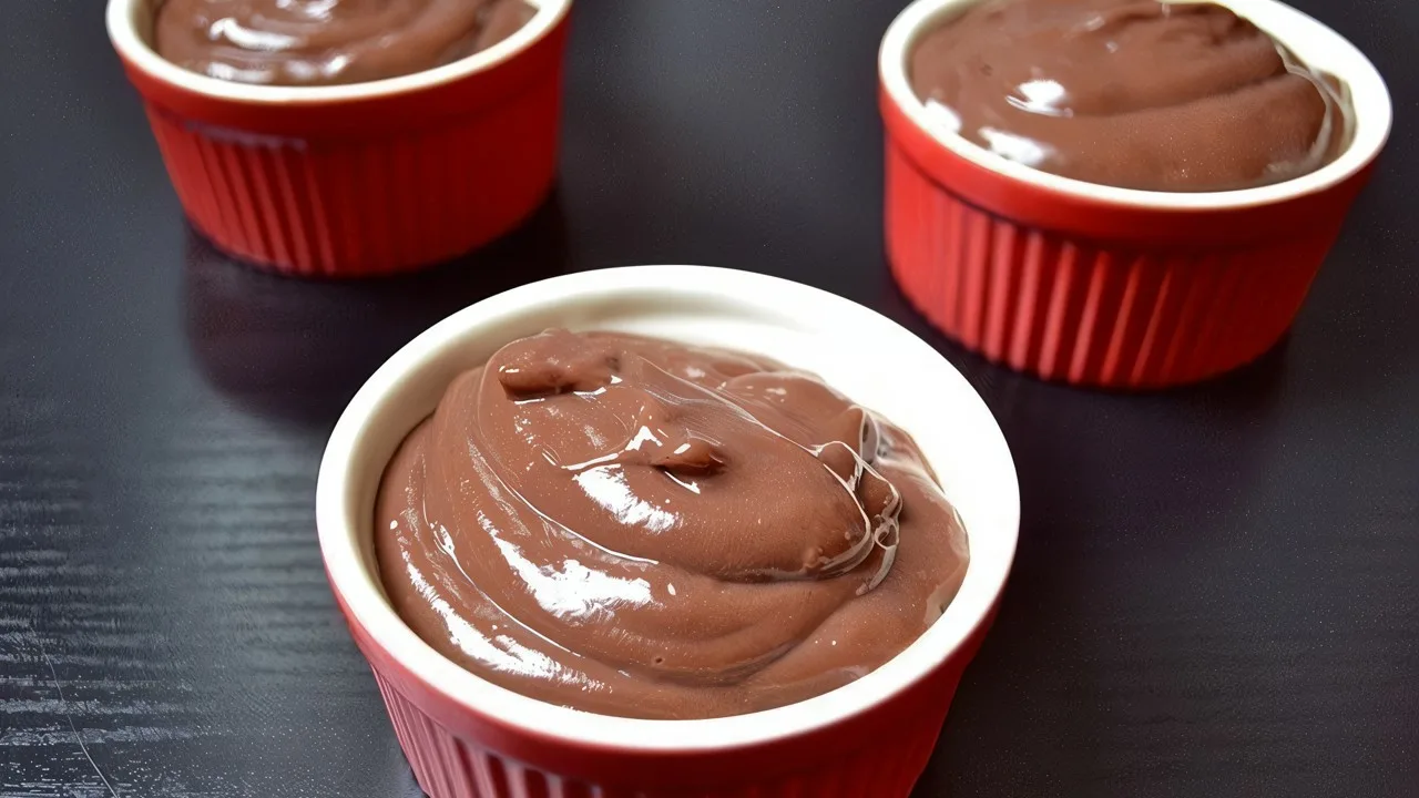 Jauho- ja sokeriton suklaapudding: valmis 30 minuutissa ja lopputulos on ilmava.