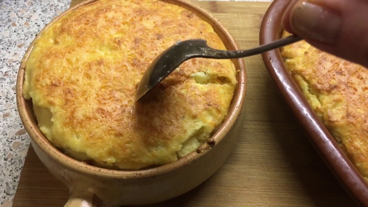 Ilmavat perunasufleet uunista