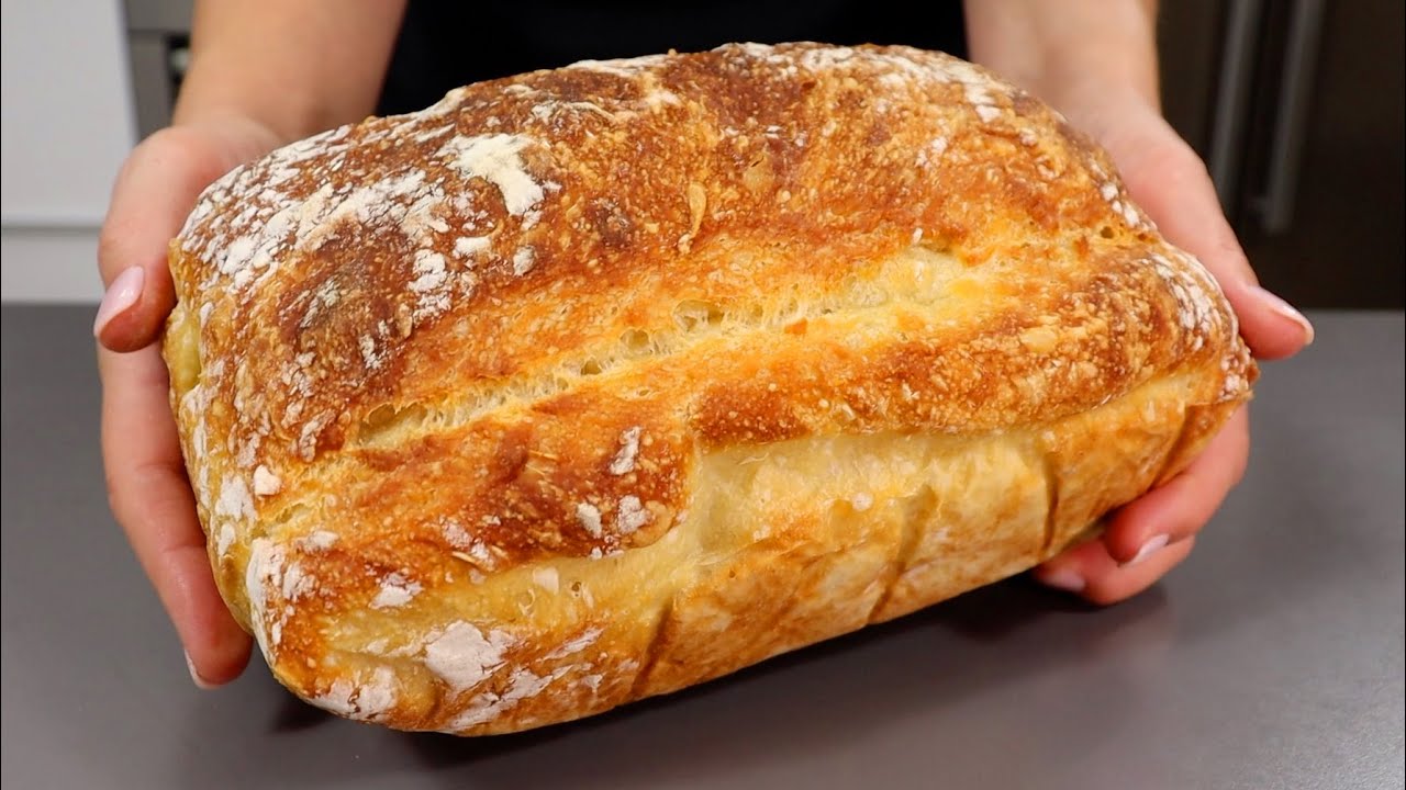 Leipä ilman taikinan kohottamista ja leivinjauhetta – valmis alle 30 minuutissa.