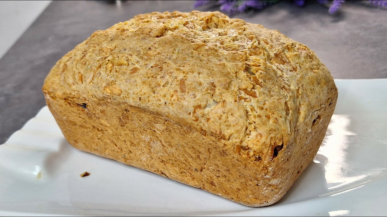 Leipä ilman taikinan kohottamista ja leivinjauhetta – valmis alle 30 minuutissa.