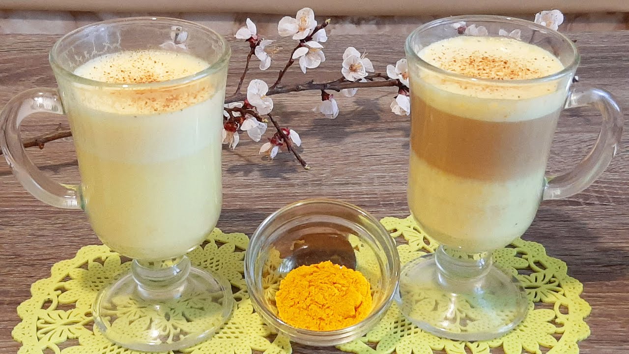 Kultaista maitoa kurkumalla: kermainen latte, joka lämmittää paremmin kuin tee.