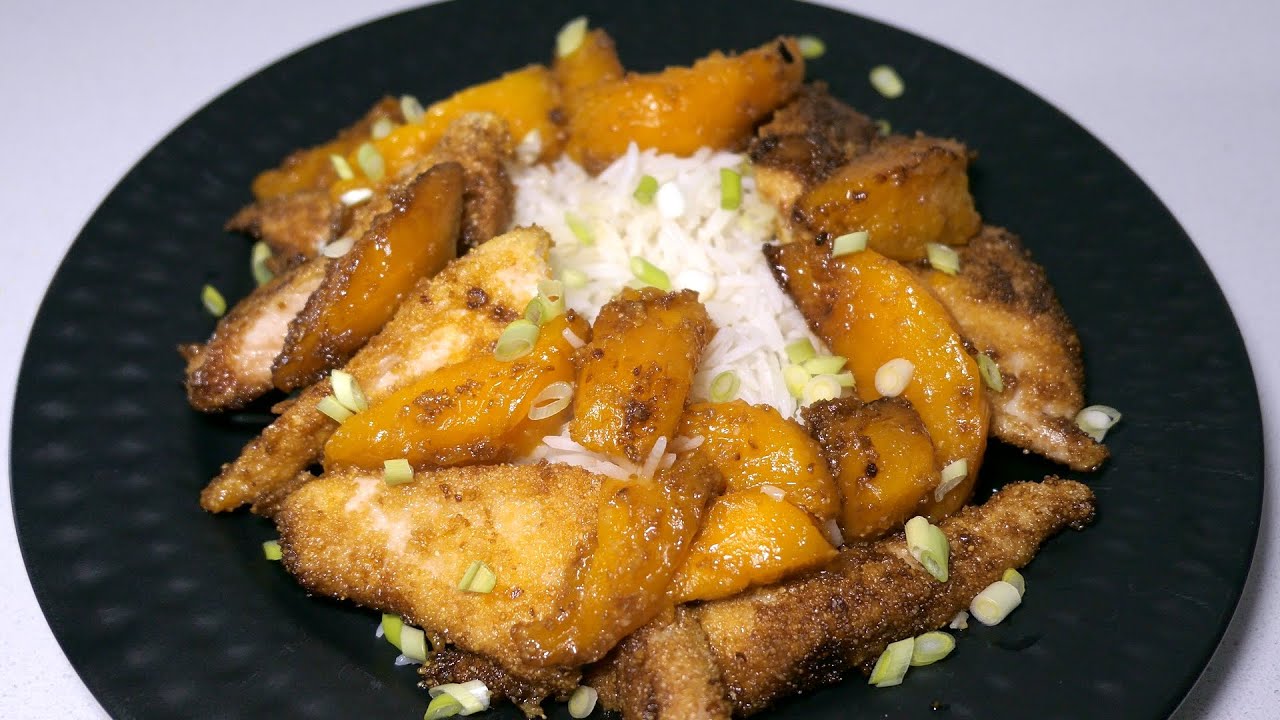 yksinkertainen, helppo ja edullinen muhennos: kanaa ja mangoa.