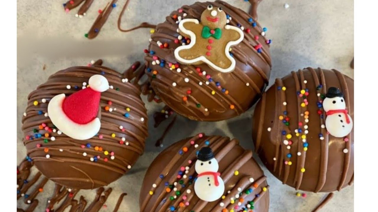 Suklaapommit jouluksi. Joulun jälkiruokaresepti.