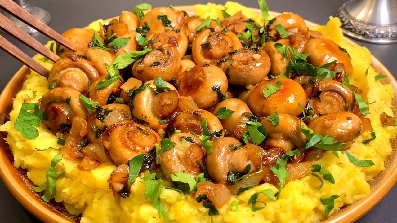 Perunamuusia sienillä: Carlos Argüello'n resepti.