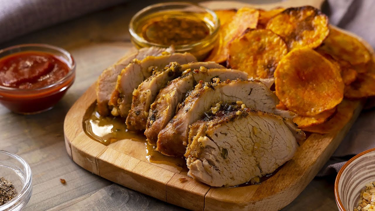 Paistettu porsaanfilee: helppo, mehukas ja erittäin maukas resepti.