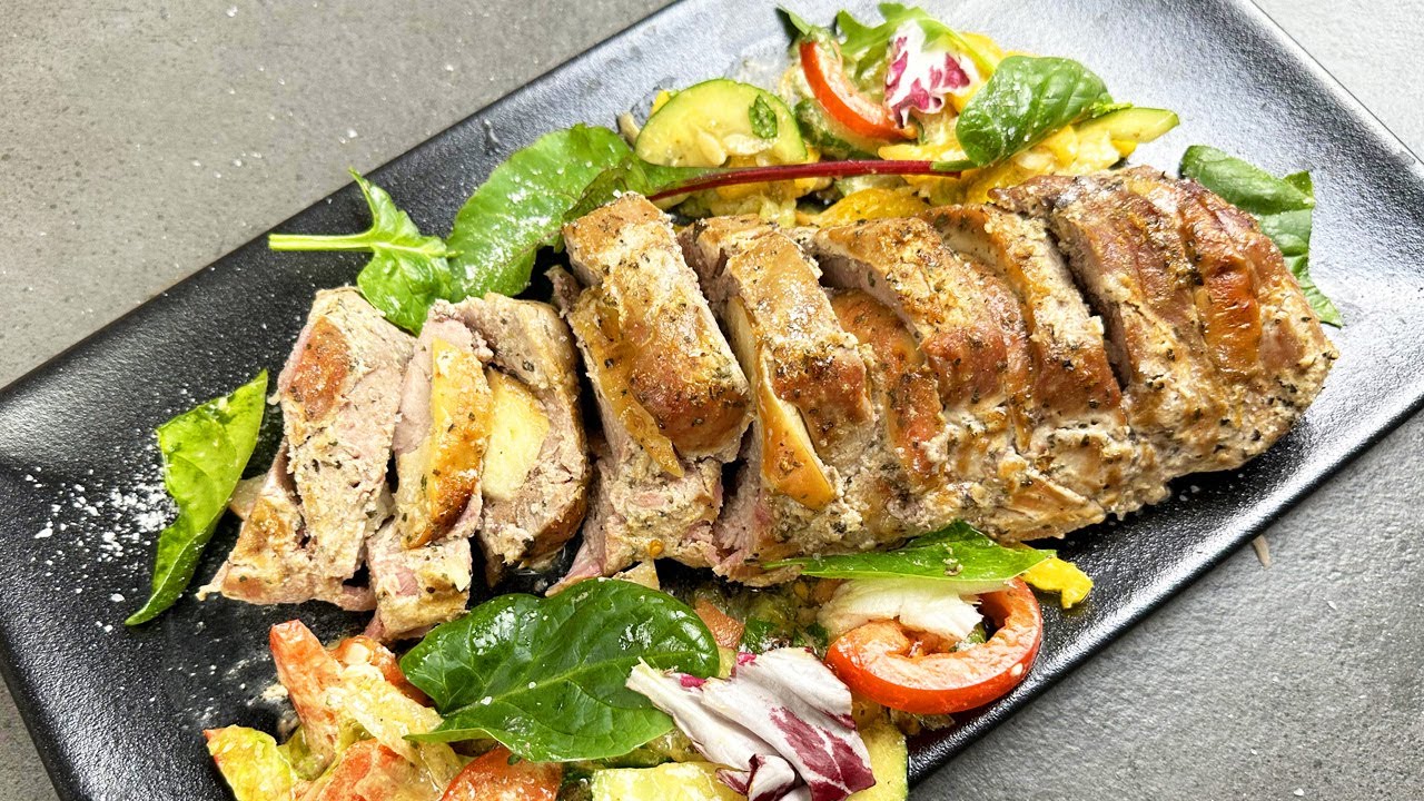 Paistettu porsaanfilee: helppo, mehukas ja erittäin maukas resepti.