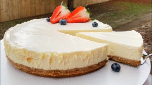 Hellävarainen, ilmava, raikas: juuri tällainen cheesecake-kakun tulisi olla.